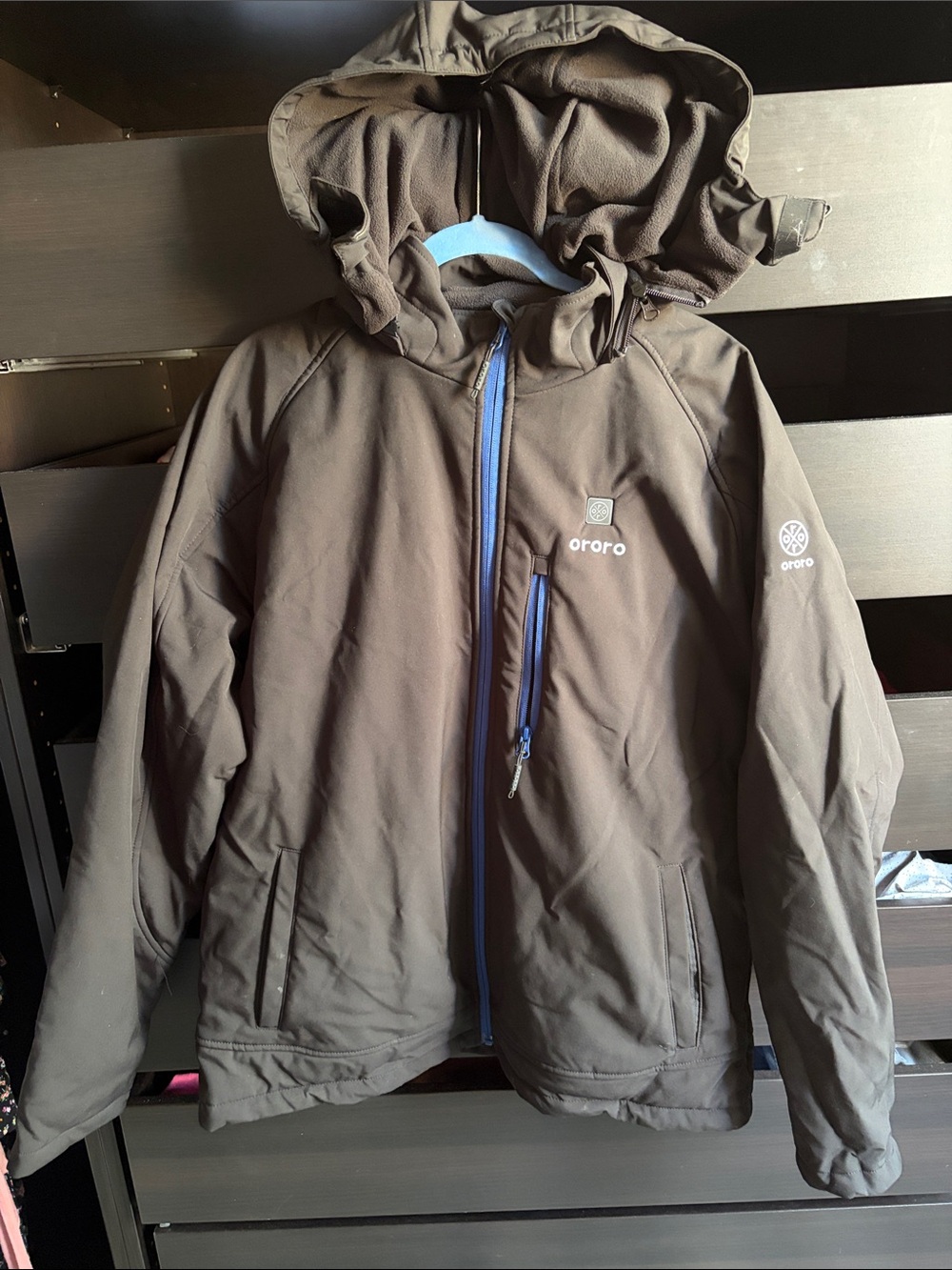 Ororo men’s Black Heated Puffer Jacket - L - Picture 4 of 9
